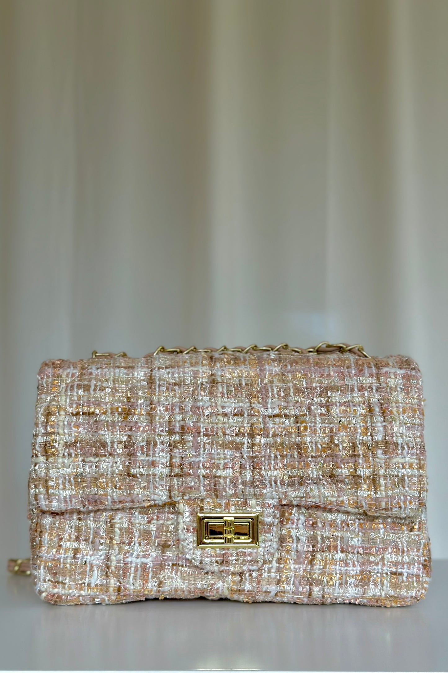 Tasche Tweed Medium beige