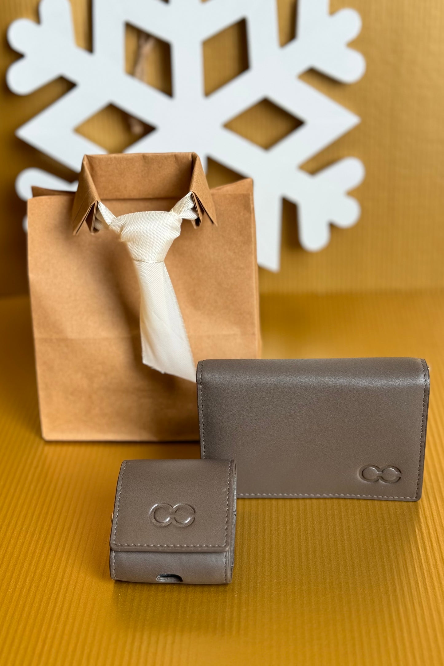 Weihnachtsbox für Ihn Portmonnaie/Airpod Case